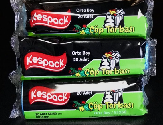 Orta Boy Çöp Torbası - 55x60 cm