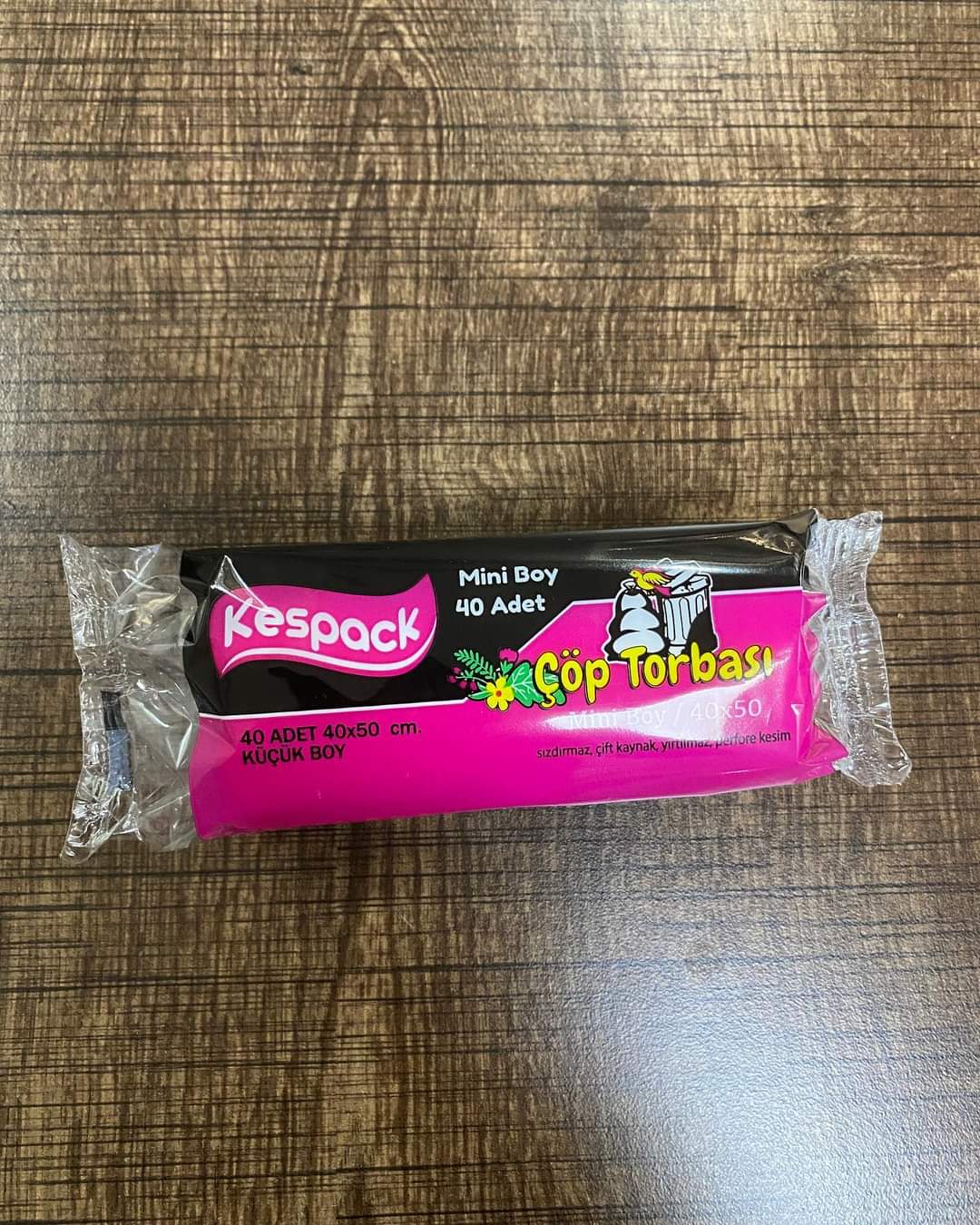 KESPACK 40X50 MİNİ BOY RULO ÇÖP POŞETİ
